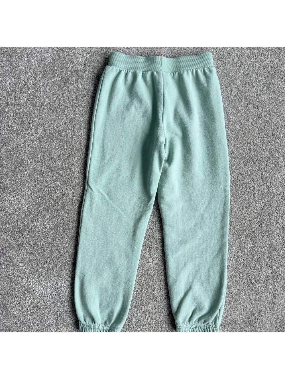Girls AC/DC Size 7/8 Sweatpants Aqua Graphic Joggers